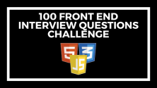 Teachlr.com - 100 Front End Interview Questions Challenge