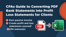 Teachlr.com - How to Convert Bank Statements to Profit Loss Statemetns